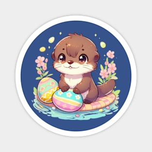 Otterly cute easter otter Magnet